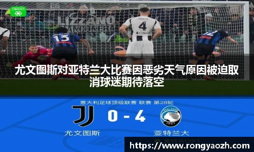 尤文图斯对亚特兰大比赛因恶劣天气原因被迫取消球迷期待落空